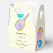 Sportliefhebber Waterverf Pickleball thema bruilof Bedankdoosjes (Geopend)