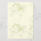 Sportliefhebber Waterverf Pickleball thema bruilof Menu (Achterkant)