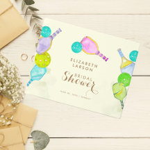 Sportliefhebber Waterverf Pickleball Theme Bridal