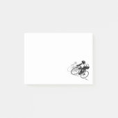 Sportlover | Fietserraces Silhouette Post-it® Notes (Voorkant)
