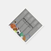 Sportluis voor ruimteontwerp Napels Servet (Hoek)