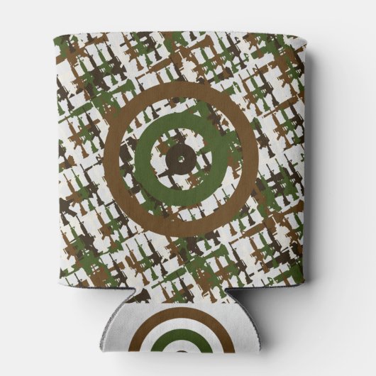 Sportman Jacht Camouflage Pistool Doel Geweren Blikjeskoeler (Achterkant)