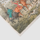 Sportmannen binnen een omhulling van Sportketch Tissuepapier (Detail)