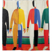 Sportmannen door Kazimir Malevich Douchegordijn (Voorkant)