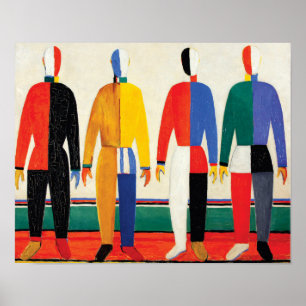 Sportmannen door Kazimir Malevich Poster
