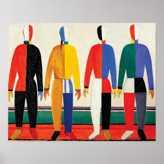 Sportmannen door Kazimir Malevich Poster (Voorkant)