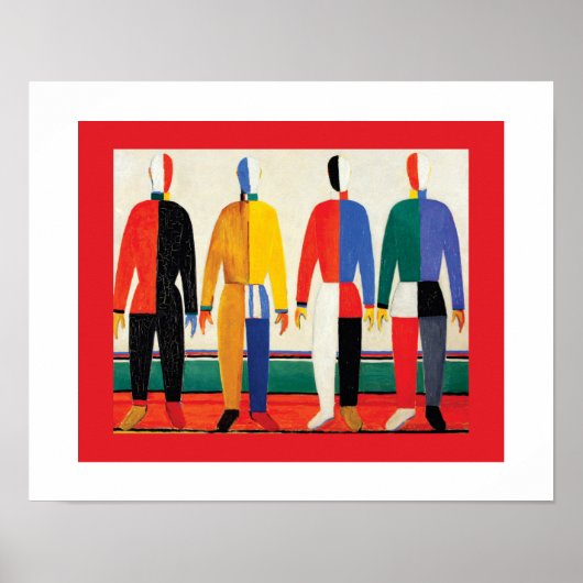 Sportmannen door Kazimir Malevich Poster (Voorkant)