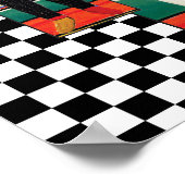 Sportmannen (Remix) van Kazimir Malevich Poster (Hoek)