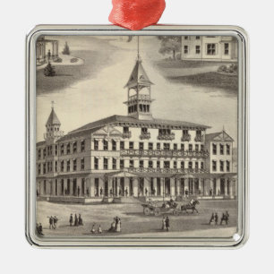 Sportman's Hall & Cottages Metalen Ornament