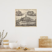 Sportman's Hall & Cottages Poster (Keuken)