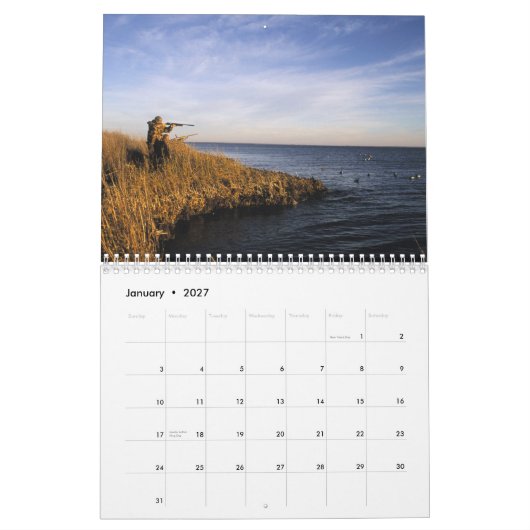 Sportman's kalender - jachtjaarronde (Jan 2027)