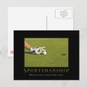 Sportmanschap Demotivatie Briefkaart (Voorkant / Achterkant)