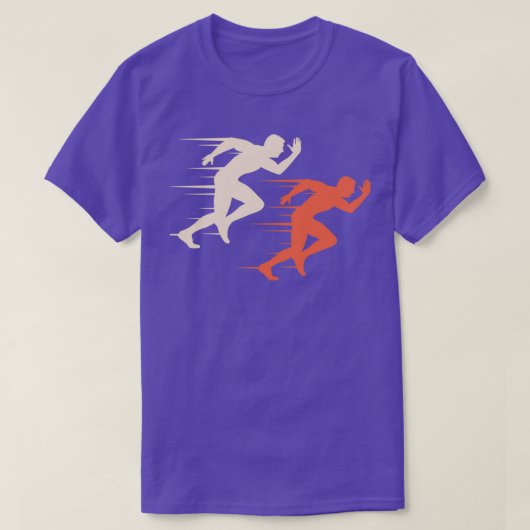 Sportmarathon Fitness Gift Jogging T-shirt (Design voorkant)