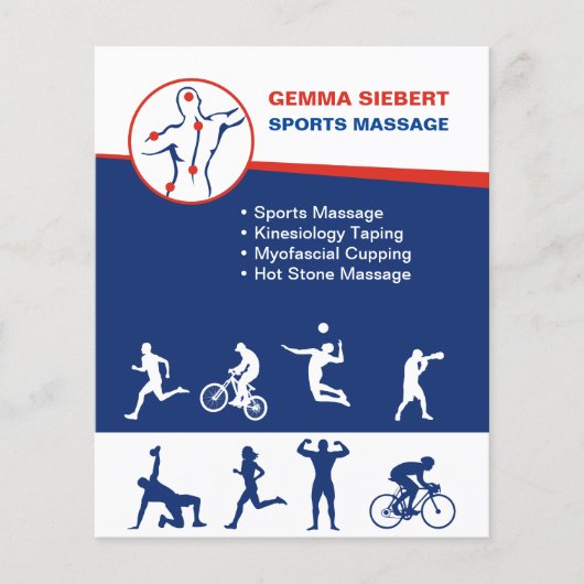 Sportmassage Flyer (Voorkant)