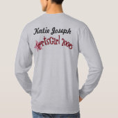 sportmeisje, Massachusetts T-shirt (Achterkant)
