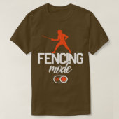 Sportmodus Swords Epee Fencers T-shirt (Design voorkant)