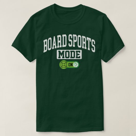Sportmodus voor Funny Snowboard Snowboarding T-shirt (Design voorkant)