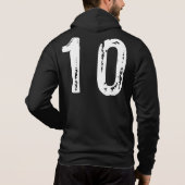 Sportnummer 10 hoodie (Achterkant)