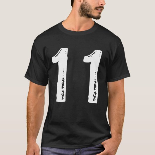 Sportnummer 11 t-shirt (Voorkant)