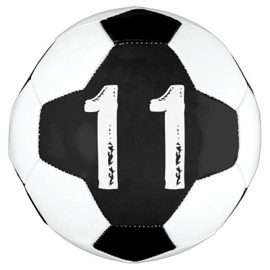Sportnummer 11 voetbal (Voorkant)
