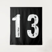 Sportnummer 13 wandkleed (Voorkant)