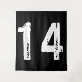 Sportnummer 14 wandkleed (Voorkant)