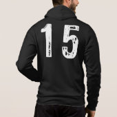 Sportnummer 15 hoodie (Achterkant)