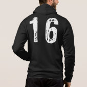 Sportnummer 16 hoodie (Achterkant)