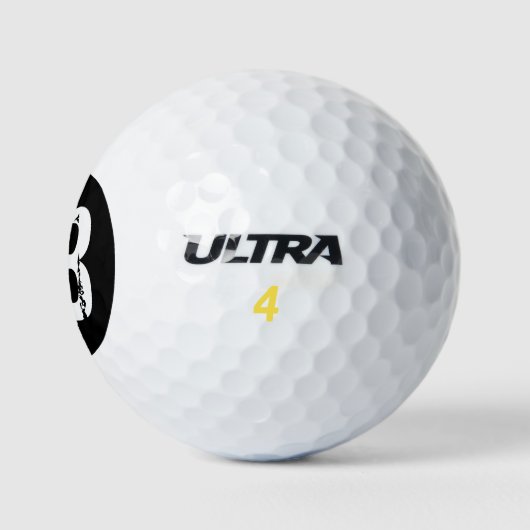 Sportnummer 18 golfballen (Logo)