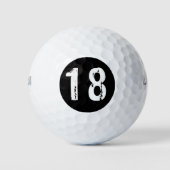 Sportnummer 18 golfballen (Voorkant)