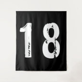 Sportnummer 18 wandkleed (Voorkant)