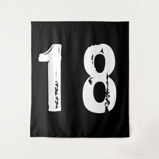 Sportnummer 18 wandkleed (Voorkant)