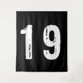 Sportnummer 19 wandkleed (Voorkant)