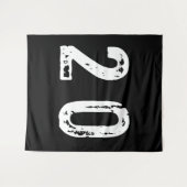 Sportnummer 20 wandkleed (Voorkant (horizontaal))