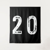 Sportnummer 20 wandkleed (Voorkant)