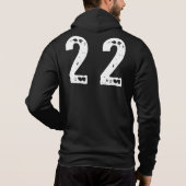 Sportnummer 22 hoodie (Achterkant)