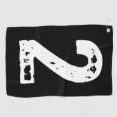 Sportnummer 2 golfhanddoek (Horizontaal)