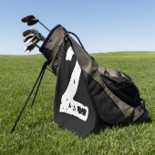 Sportnummer 2 golfhanddoek (Groen)