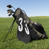 Sportnummer 33 golfhanddoek (Groen)