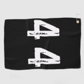 Sportnummer 44 golfhanddoek (Horizontaal)