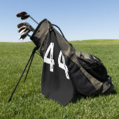 Sportnummer 44 golfhanddoek (Groen)