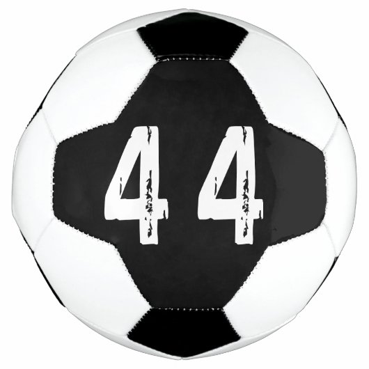 Sportnummer 44 voetbal (Voorkant)