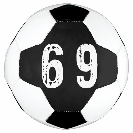 Sportnummer 69 voetbal (Voorkant)