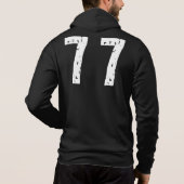 Sportnummer 77 hoodie (Achterkant)
