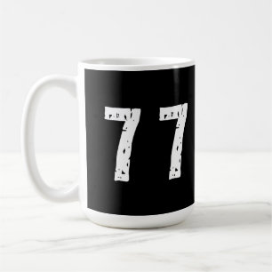 Sportnummer 77 koffiemok