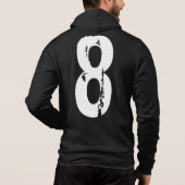 Sportnummer 8 hoodie (Achterkant)