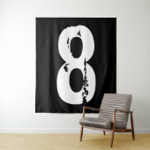 Sportnummer 8 wandkleed (In situ)