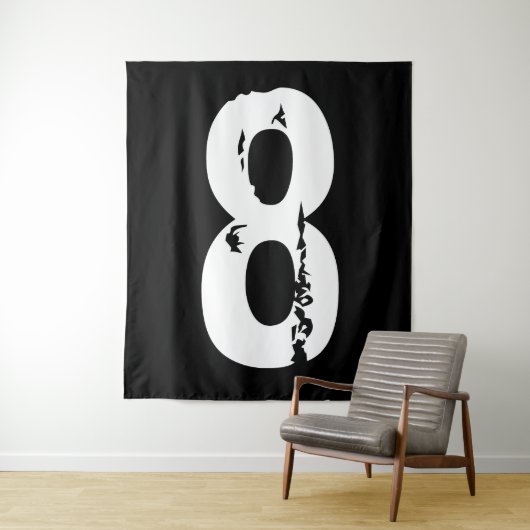 Sportnummer 8 wandkleed (In situ)