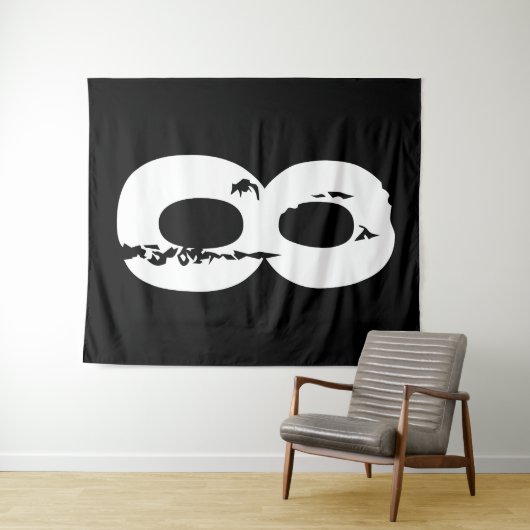 Sportnummer 8 wandkleed (In Situ (horizontaal))