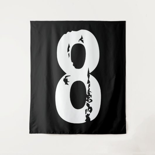 Sportnummer 8 wandkleed (Voorkant)